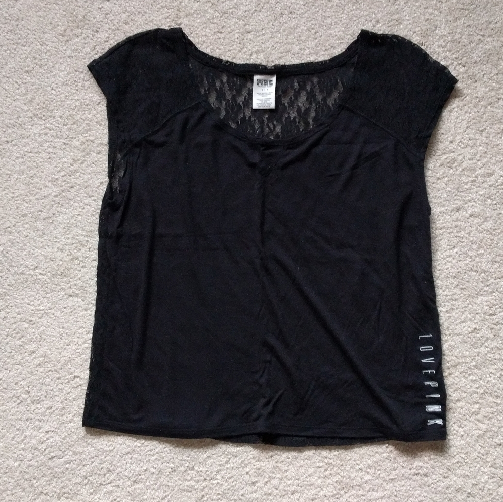 Victoria's Secret Pink lace back tank, small